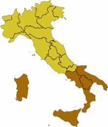MAp of Italy